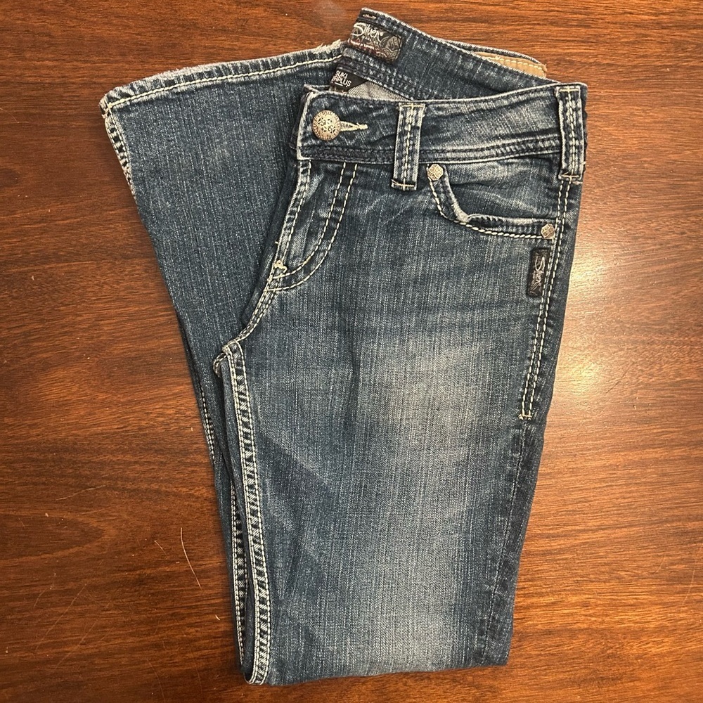Silver Jeans Dark Blue Boot Cut Denim